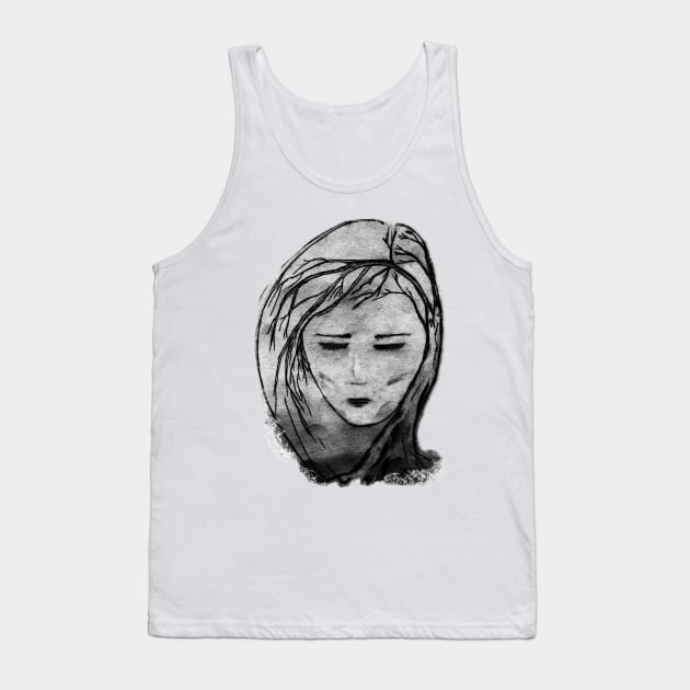 Tree Face Tank Top by ImperfectFigures